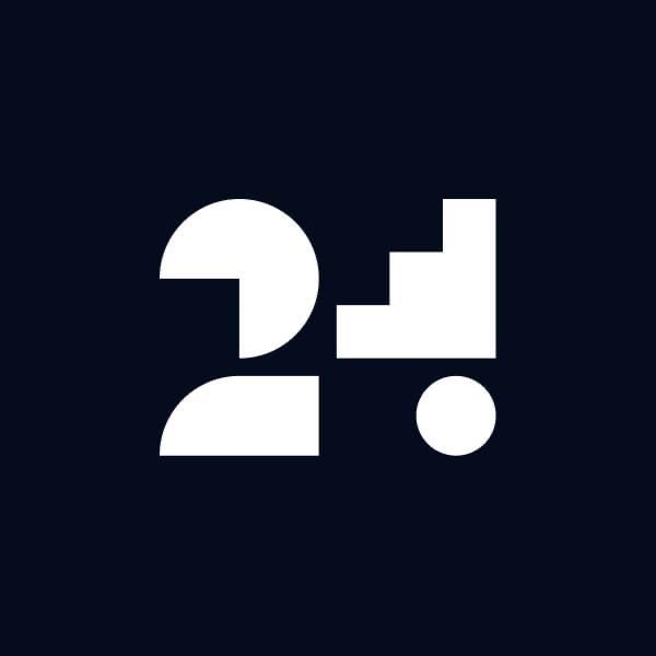 Ikon med logotyp för 24 seven
